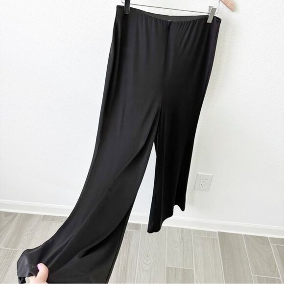 Lovers + Friends High Waist Wide Leg Pull On Pants Black Size M - Picture 1 of 6